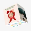 Feline Cute For Christmas Cat In Santa Hat Confetti-exploding Greetings Card -Merry Moments 6b906bf38b22d02873072aa155f32c2e