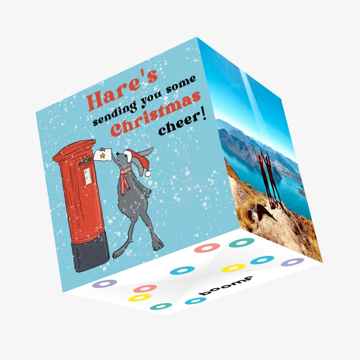 Merry Christmas Hare's Sending You Some Christmas Cheer! Confetti-exploding Greetings Card 3 Merry Christmas Hare's Sending You Some Christmas Cheer! Confetti-exploding Greetings Card