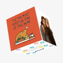 ?Tis The Most Feastive Time Of The Year Christmas Confetti-exploding Greetings Card