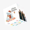 Cute Bear Merry Christmas Great Grandson Confetti-exploding Greetings Card -Merry Moments 7e9547636358d975606a62a970de031d