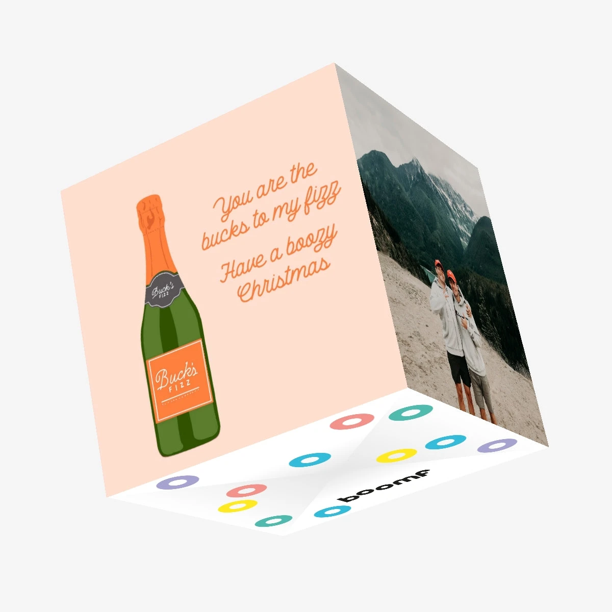 Bucks To My Fizz Christmas Confetti-exploding Greetings Card 3 Bucks To My Fizz Christmas Confetti-exploding Greetings Card