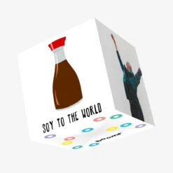 Soy To The World Christmas Confetti-exploding Greetings Card