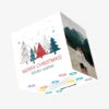 Plum Merry Christmas Winter Woodland Confetti-exploding Greetings Card -Merry Moments 8165bbb400d83c12339c28c4538f9ace