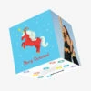Festive Unicorn Merry Christmas Confetti-exploding Greetings Card -Merry Moments 83f4354e04bd3f7290db6ee11a19dd04