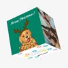 Plum Golden Retriever Merry Christmas Confetti-exploding Greetings Card -Merry Moments 8aa14b99195dfe4cbd6acdffc50f49dd