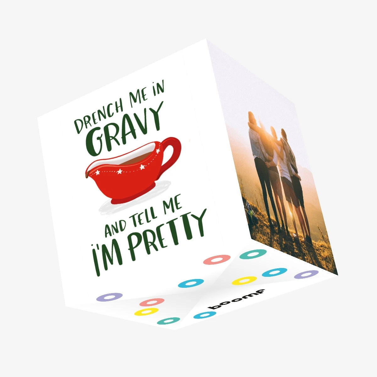 Drench Me In Gravy Christmas Confetti-exploding Greetings Card 3 Drench Me In Gravy Christmas Confetti-exploding Greetings Card