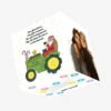 Merry Christmas Santa Riding A Tractor Confetti-exploding Greetings Card -Merry Moments 9a8b32f19d701bf59e3617cf2a0ab0ca