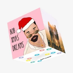 Bob Xmas Dreams Confetti-exploding Greetings Card