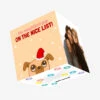 Naughty Puppy Christmas Confetti-exploding Greetings Card -Merry Moments 9e284699074b1bd2a4db2ccabbaea651