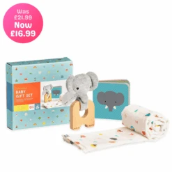 Petit Collage Little Elephant Baby Gift Set