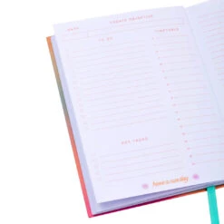 Papergang Stationery Selection Box -Merry Moments SLDJ5661 A5 Have a nice Day Planner internal shot