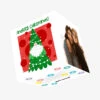 Merry Christmas Green Gonk Confetti-exploding Greetings Card -Merry Moments a5027419efe53cdcc9c5f4e128c4f69f