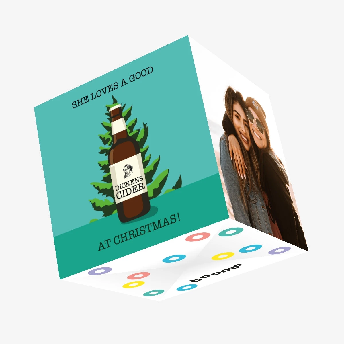 Dickens Cider Christmas Confetti-exploding Greetings Card 3 Dickens Cider Christmas Confetti-exploding Greetings Card