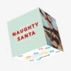 Naughty Santa Christmas Confetti-exploding Greetings Card -Merry Moments b2c97ff242720dfeda4fc7e0e73ccea0