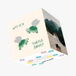 WTF Is A Turtle Dove Christmas Confetti-exploding Greetings Card