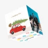 Dog Walker Christmas Tree Merry Christmas Confetti-exploding Greetings Card -Merry Moments ceaf8f6a532d74bd1dffb4e501e40fb8