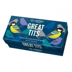 Great Tits Socks -Merry Moments cockney spaniel great tits box visual 1536x1536 1