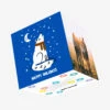 Cute Howling Wolf Christmas Confetti-exploding Greetings Card -Merry Moments d1d17df576766a7cfb84c19fd1a9f623