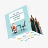 Santa Performance Review Confetti-exploding Greetings Card -Merry Moments d6c7e4cdfbba08bdcc156ab40f524fe5