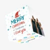Merry First Christmas Handsome I Love You Confetti-exploding Greetings Card -Merry Moments d905ffc001f3001e0cd77a3349aa8bbc