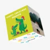 Grandpa Cute Crocodiles Christmas Confetti-exploding Greetings Card -Merry Moments d9f91683e70e3dfc499b3202aeb57889