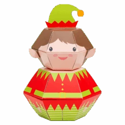 Elf Personalised 3D Pop-up Confetti Wild Card -Merry Moments elf 4521b299aaf6efedd1f159e61bdbae629cda2461