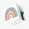 Rainbow Noel Christmas Confetti-exploding Greetings Card -Merry Moments f1131a8141e25a34d12a0da39900d28c