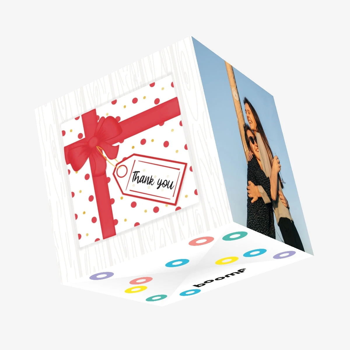 Thank You Gift Confetti-exploding Greetings Card 3 Thank You Gift Confetti-exploding Greetings Card