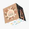 Plum Merry Christmas The Best Chilminder Mistletoe Wreath Confetti-exploding Greetings Card -Merry Moments f4480e39ffdae3bdf5ee61dea84ff621