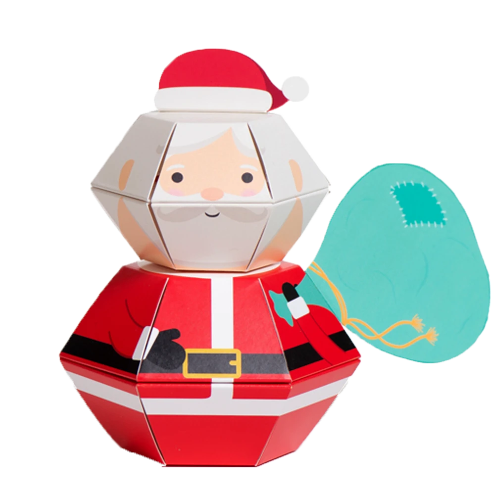 Santa Personalised 3D Pop-up Confetti Wild Card 5 Santa Personalised 3D Pop-up Confetti Wild Card - Image 3