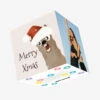 Merry Christmas Funny Llama Confetti-exploding Greetings Card 1 Merry Christmas Funny Llama Confetti-exploding Greetings Card -Merry Moments ff1b4fa69c1177f1531c540424444679