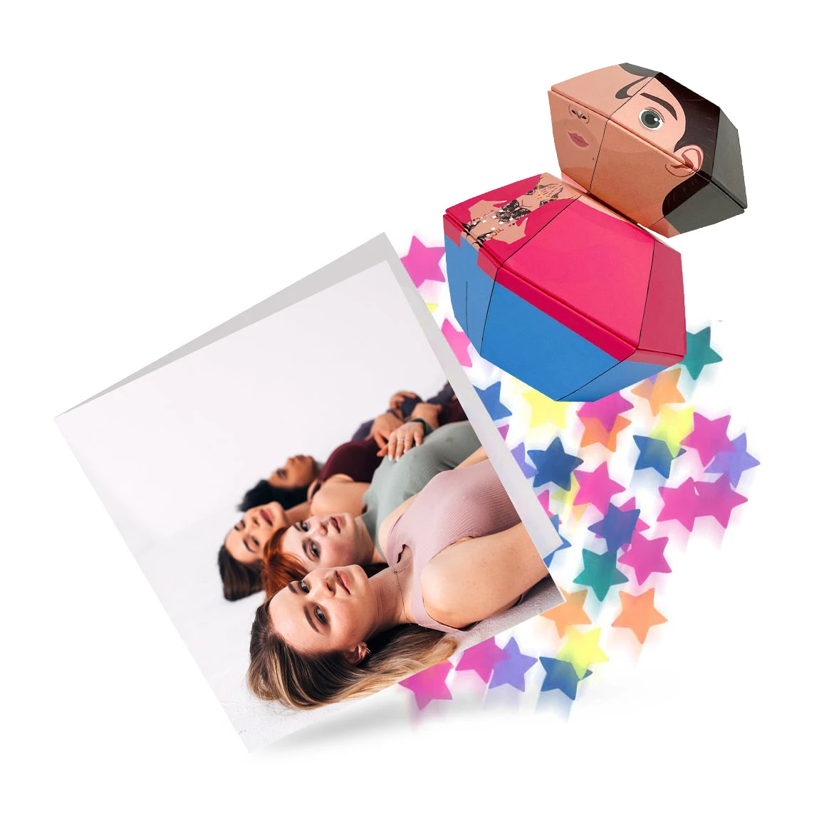 Harry Styles Personalised 3D Pop-up Confetti Wild Card 4 Harry Styles Personalised 3D Pop-up Confetti Wild Card - Image 2
