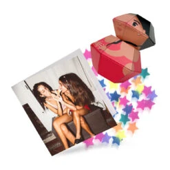 Kim K Personalised 3D Pop-up Confetti Wild Card -Merry Moments kimkcard