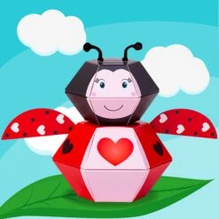 Love Bug 3D Pop-up Confetti Wild Card
