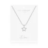 Silver Plated Crystal Star Necklace