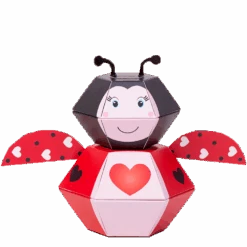 Love Bug 3D Pop-up Confetti Wild Card 7 Love Bug 3D Pop-up Confetti Wild Card -Merry Moments wc lovebug